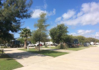 empty site at campground